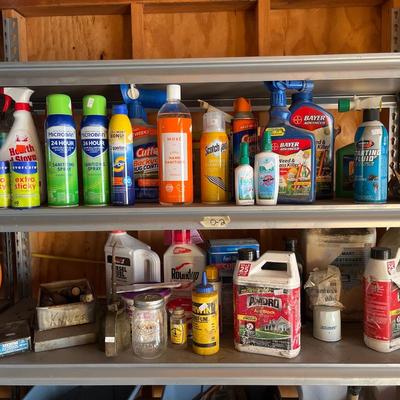 Chemicals, tool, and misc. items