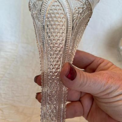 EAPG glass co. Vase