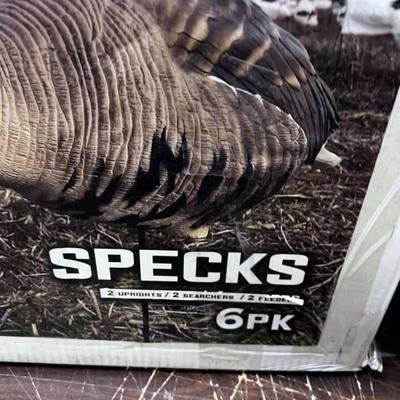 Specks Speckle Belly Goose Decoys White Rock 1 Doz