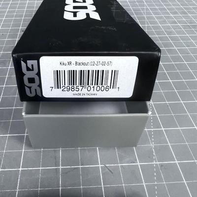 SOG Black Out Knife