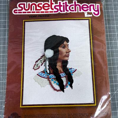 Indian Princess Cross Stitch Kit