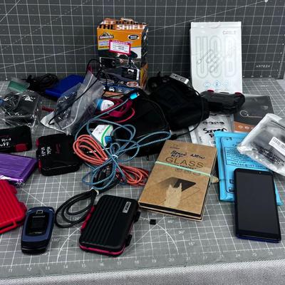 Bunch of Cellphones and Electrical Items