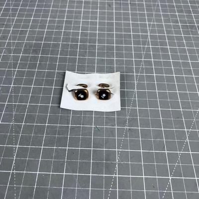 Groovy Black and Flower Cuff Links