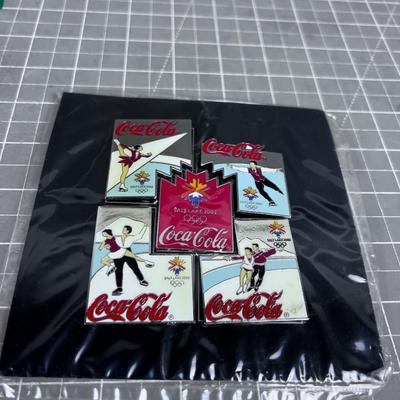 2002 Olympic Pin Set Coca-Cola Figure Skating. 