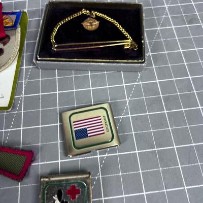 Boy Scout Pins and Merit  Badges 