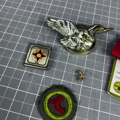Boy Scout Pins and Merit  Badges 