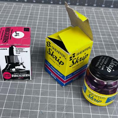 Ink Jars (2) in Original Boxes 