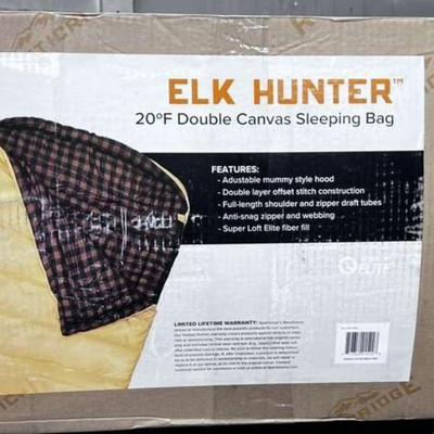 Rustic Ridge Elk Hunter 20 Degree Doublewide Rectangular Sleeping Bag