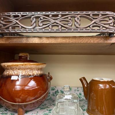 Fiesta Dishes & Decorated Cake Pan holders