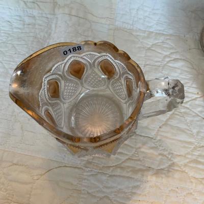EAPG creamer loops and drops US glass co