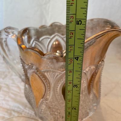EAPG creamer loops and drops US glass co