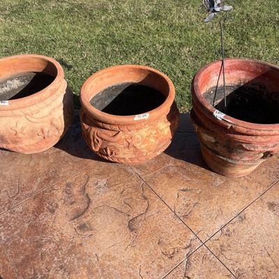 Large flower pots
