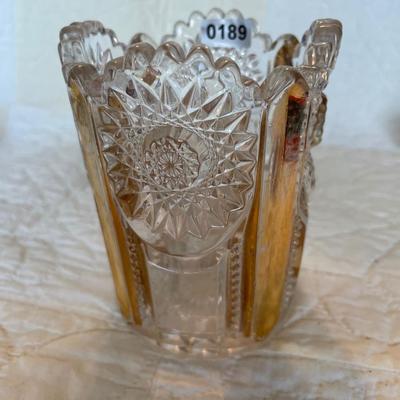 Heisey creamer 1897 beaded panel