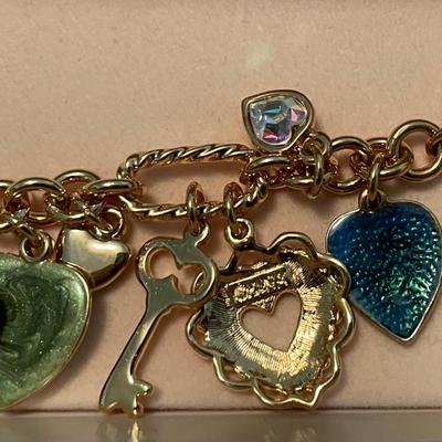 Brand New in Box VTG Kirks Folly Charm Bracelet