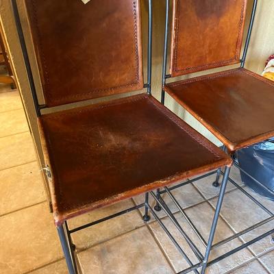 Leather Barstools 2