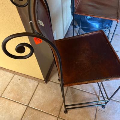 Leather Barstools 2