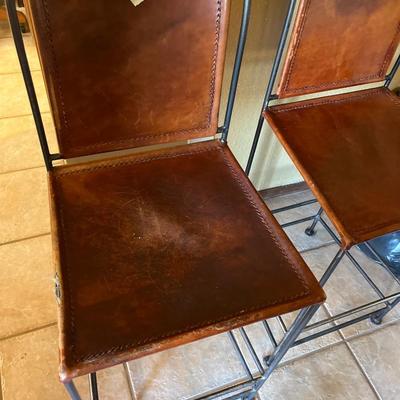 Leather Barstools 2