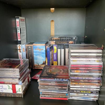 Records, CDs, cassettes, 8 Track and Cabinet