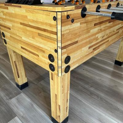 FULL SIZE FOOSBALL TABLE WITH EXTRA BALLS