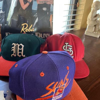 Vintage Ball caps, Flags