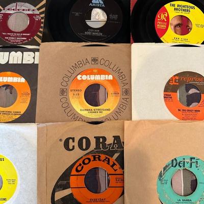 A VARIETY OF MUSIC ON VINYL 45's