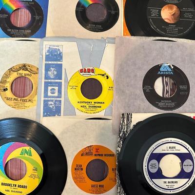 NEIL DIAMOND, THE EAGLES AND MORE ON VINYL 45's
