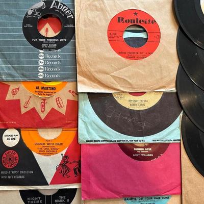 VARIETY OF MUSIC ON VINYL 45's