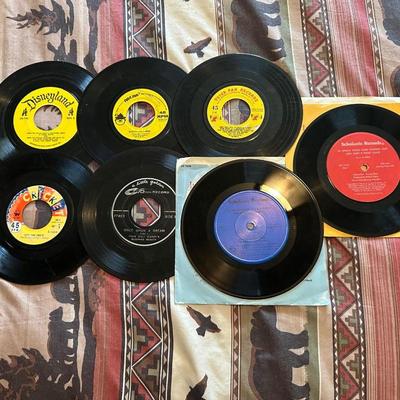 CHILDREN'S MUSIC ON VINYL 45's