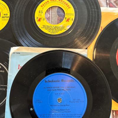 CHILDREN'S MUSIC ON VINYL 45's
