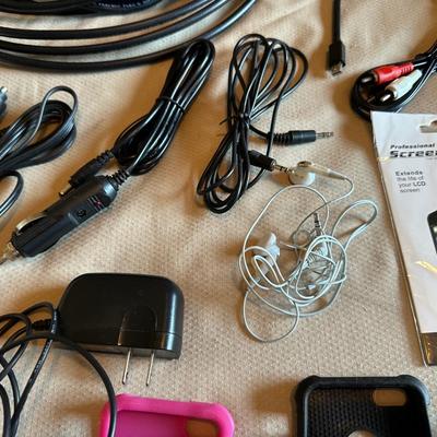 CHARGERS, EARBUDS, HEADPHONES, ADAPTERS AND MORE