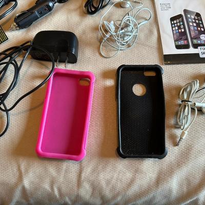 CHARGERS, EARBUDS, HEADPHONES, ADAPTERS AND MORE