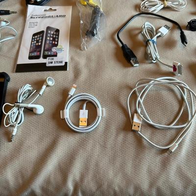 CHARGERS, EARBUDS, HEADPHONES, ADAPTERS AND MORE