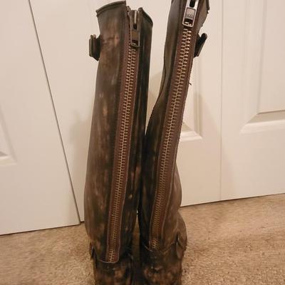 Free Bird Battle 6 Knee Length Leather Boots - $200 Value