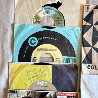 A COLLECTION OF MUSIC ON VINYL 45's