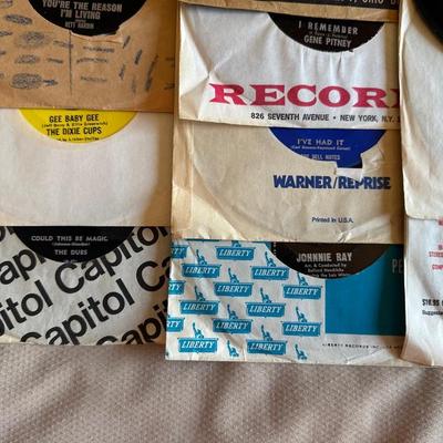 A COLLECTION OF MUSIC ON VINYL 45's
