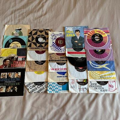A COLLECTION OF MUSIC ON VINYL 45's