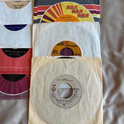 A VARIETY OF MUSIC ON VINYL 45's