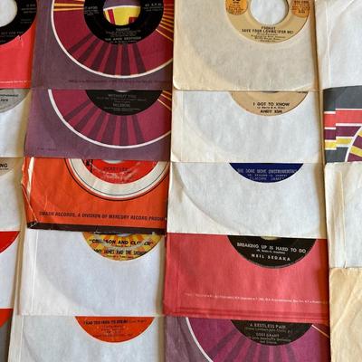 A VARIETY OF MUSIC ON VINYL 45's