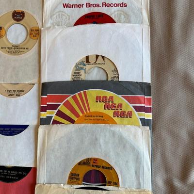 A VARIETY OF MUSIC ON VINYL 45's