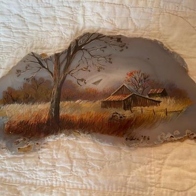 Magnificent painting on rock