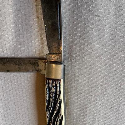 COLONIAL AND SCHRADE FOLDING POCKET KNIVES