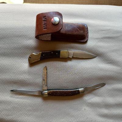 2 FOLDING POCKET KNIVES