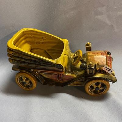 Vintage car planter