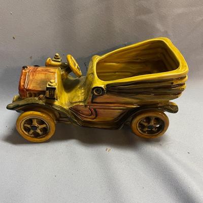 Vintage car planter