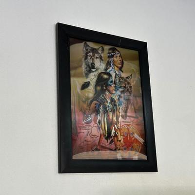 WALL ART WITH A NATIVE AMERICAN THEME