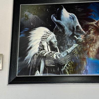 WALL ART WITH A NATIVE AMERICAN THEME