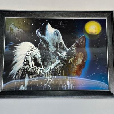 WALL ART WITH A NATIVE AMERICAN THEME