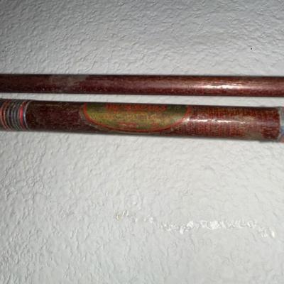 FISHING POLES AND 2 POLE TUBES