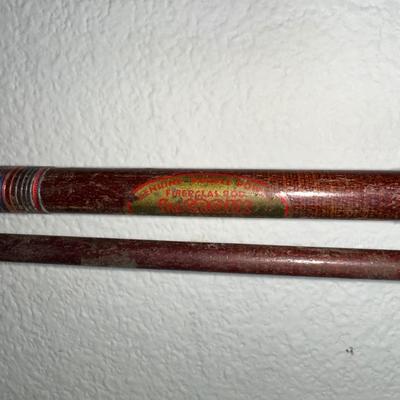 FISHING POLES AND 2 POLE TUBES