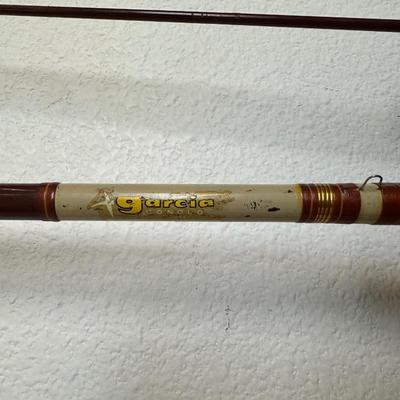 FISHING POLES AND 2 POLE TUBES